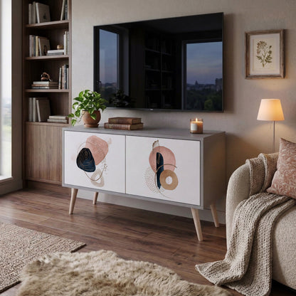 COLORFUL SHAPES Mobile TV Compatto a 2 Ante