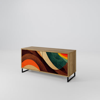 COLORFUL STRANDS Mobile TV Compatto a 2 Ante