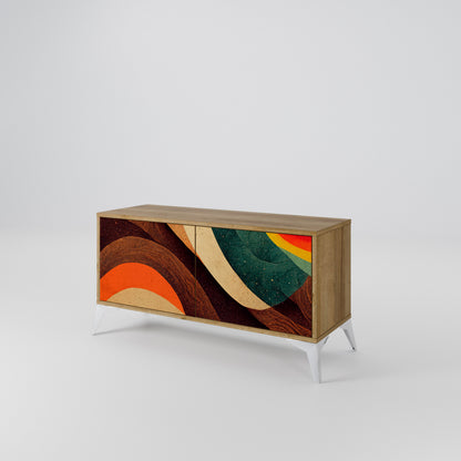 COLORFUL STRANDS Mobile TV Compatto a 2 Ante