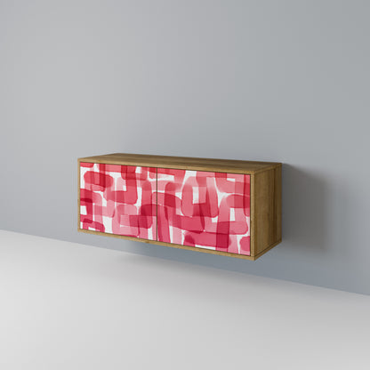 KALEIDOSCOPIC CUBISM Mobile TV Compatto a 2 Ante