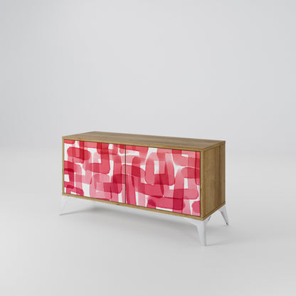 KALEIDOSCOPIC CUBISM Mobile TV Compatto a 2 Ante