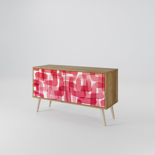 KALEIDOSCOPIC CUBISM Compact 2-Door TV Cabinet