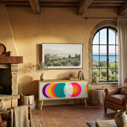 SYMPHONY OF COLORS Mobile TV Compatto a 2 Ante