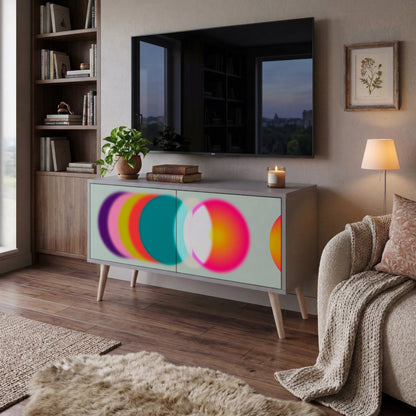 SYMPHONY OF COLORS Mobile TV Compatto a 2 Ante