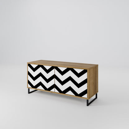CLASSIC ZIG ZAG Mobile TV Compatto a 2 Ante