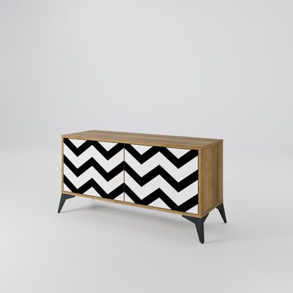 CLASSIC ZIG ZAG Mobile TV Compatto a 2 Ante