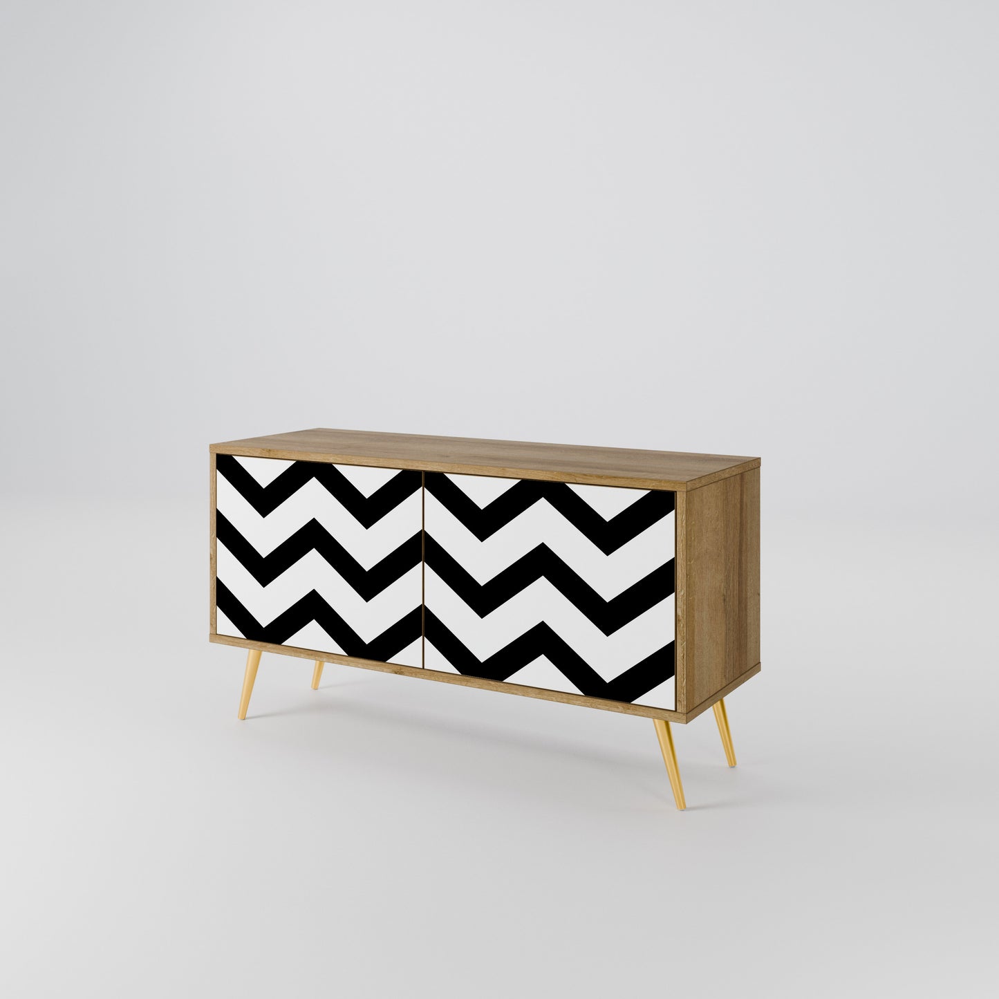 CLASSIC ZIG ZAG Mobile TV Compatto a 2 Ante