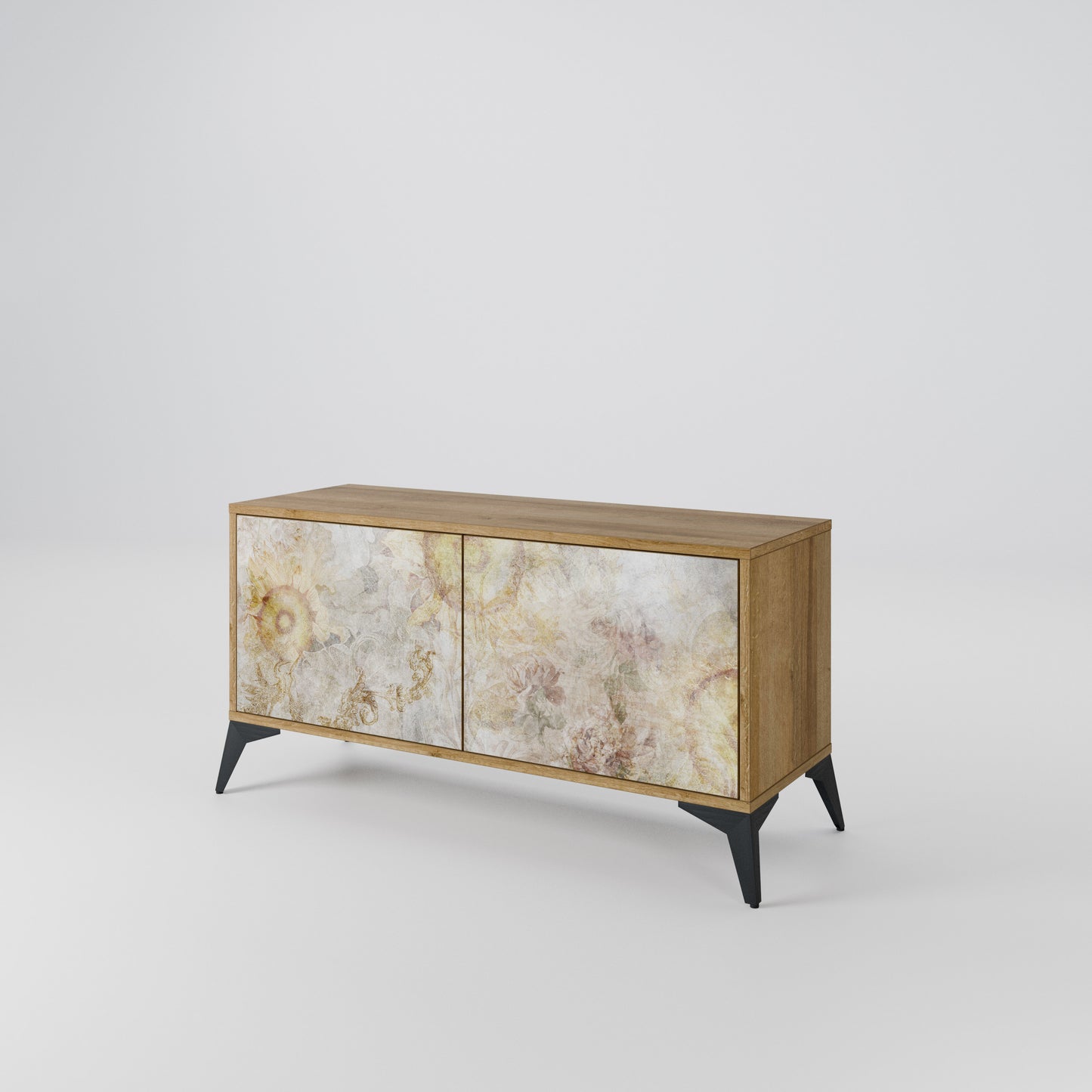 SUNFLOWER BLUR Compact 2-Door TV Cabinet