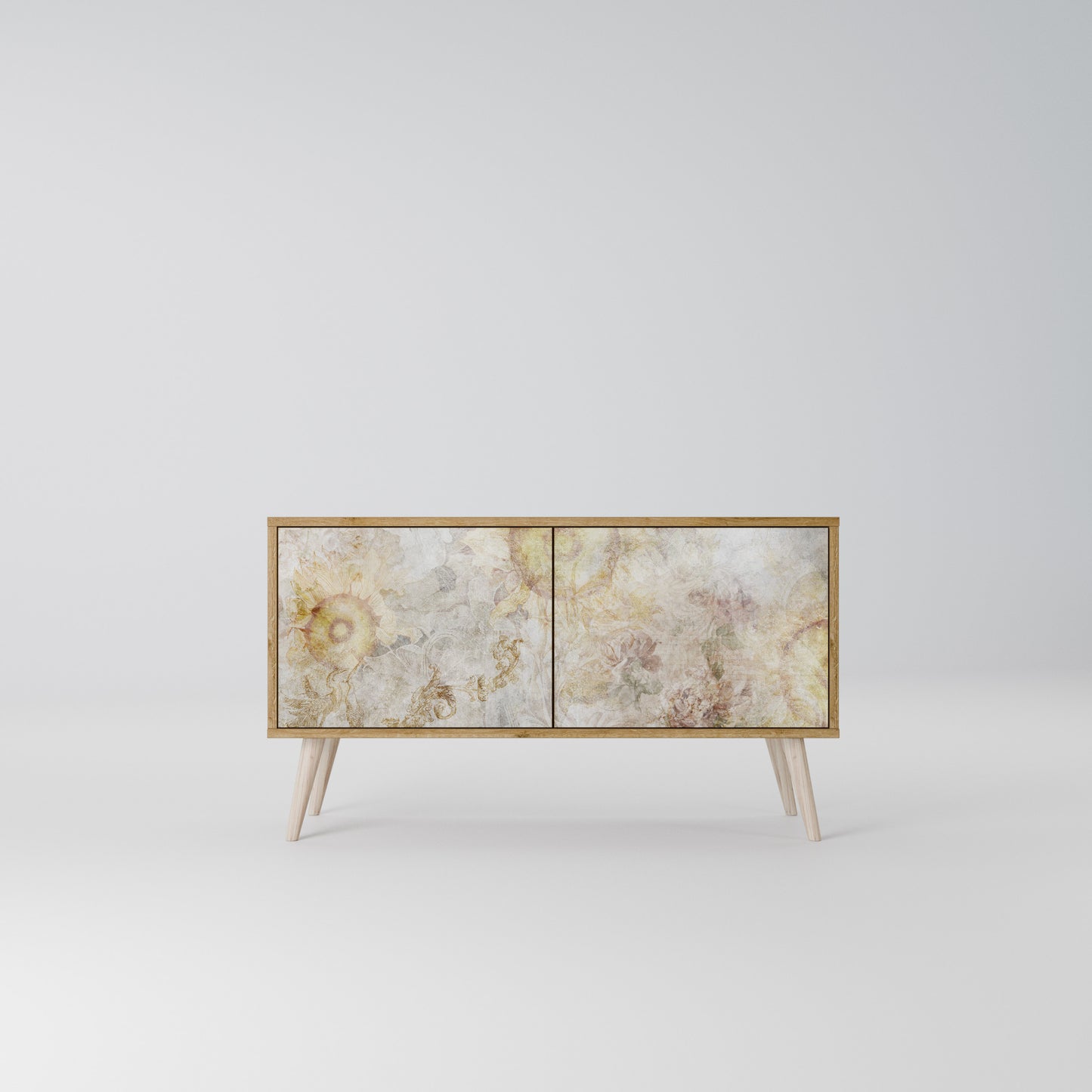 SUNFLOWER BLUR Compact 2-Door TV Cabinet