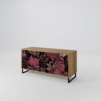 FLORAL WHISPER Mobile TV Compatto a 2 Ante