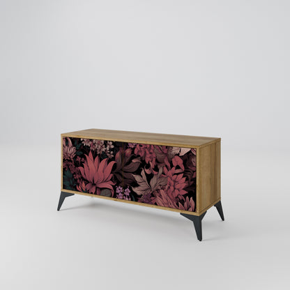 FLORAL WHISPER Mobile TV Compatto a 2 Ante