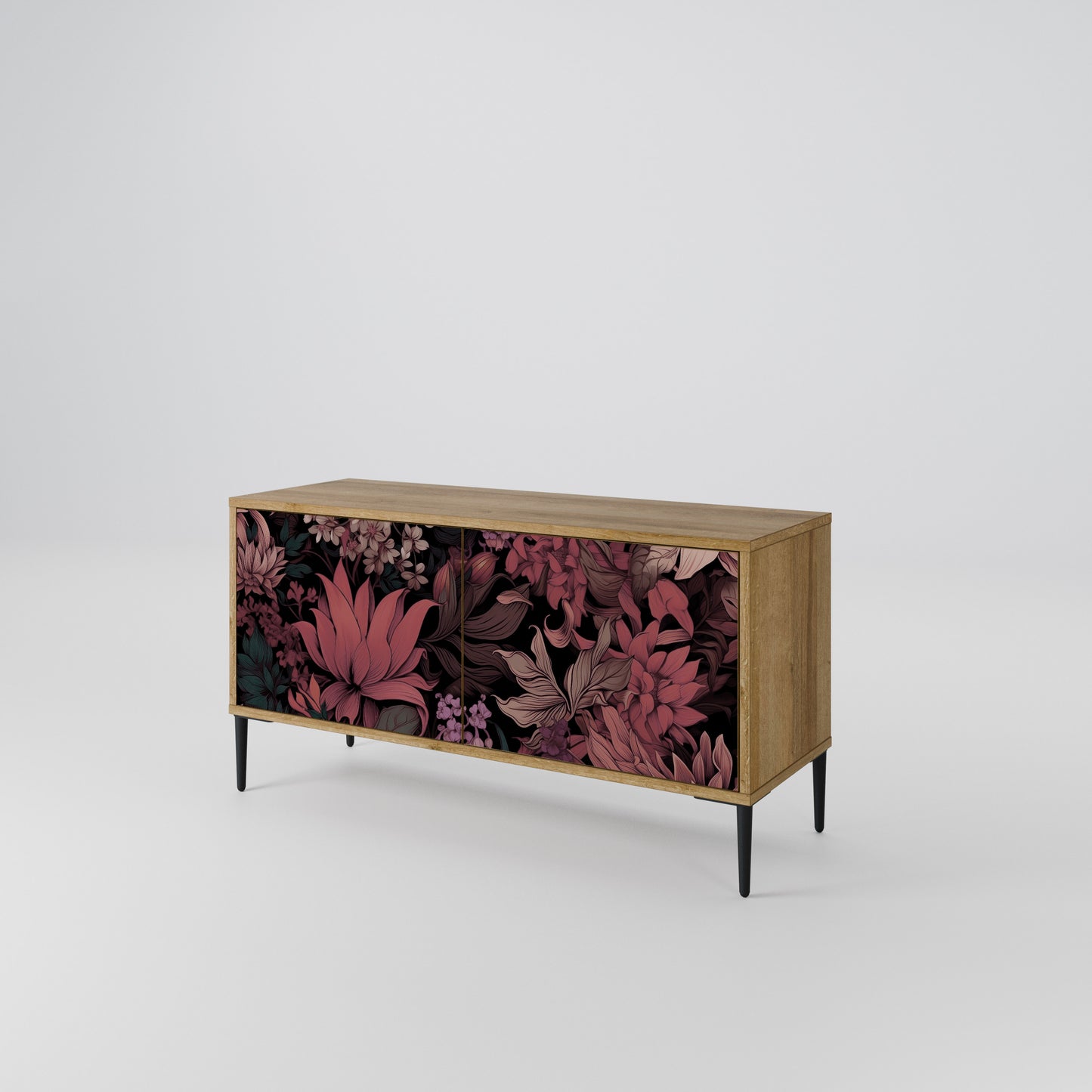 FLORAL WHISPER Mobile TV Compatto a 2 Ante
