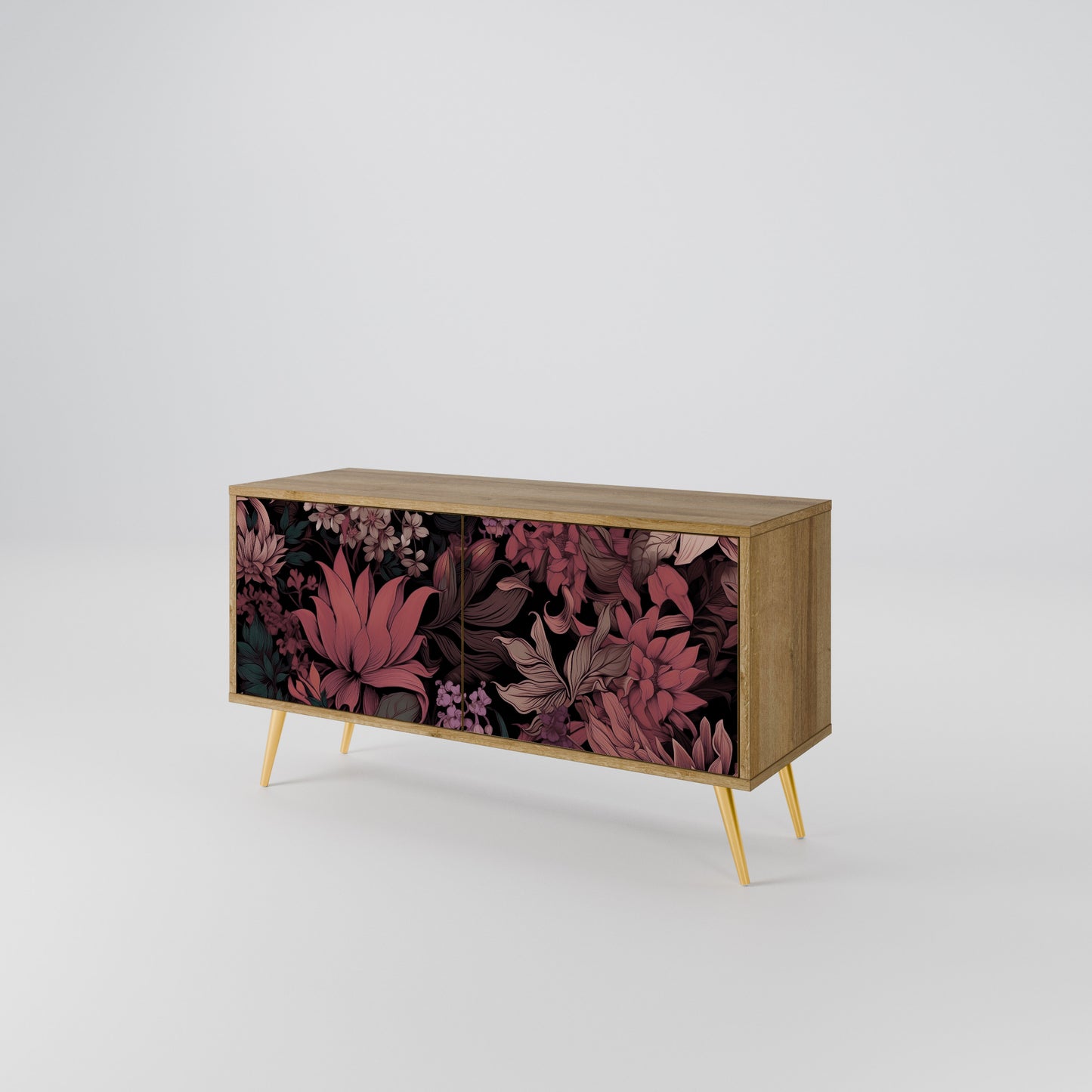 FLORAL WHISPER Mobile TV Compatto a 2 Ante