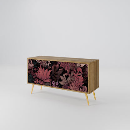 FLORAL WHISPER Mobile TV Compatto a 2 Ante
