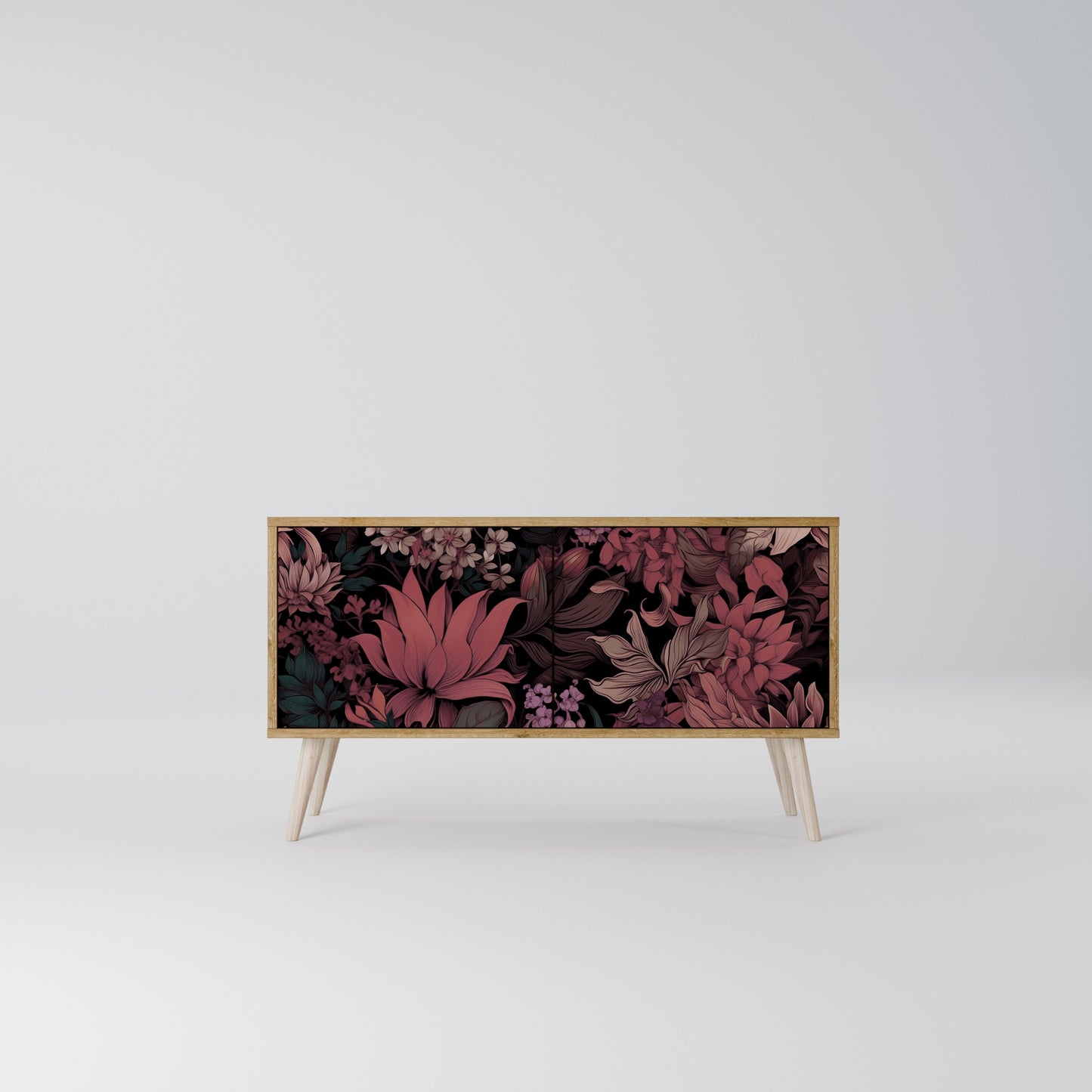 FLORAL WHISPER Mobile TV Compatto a 2 Ante