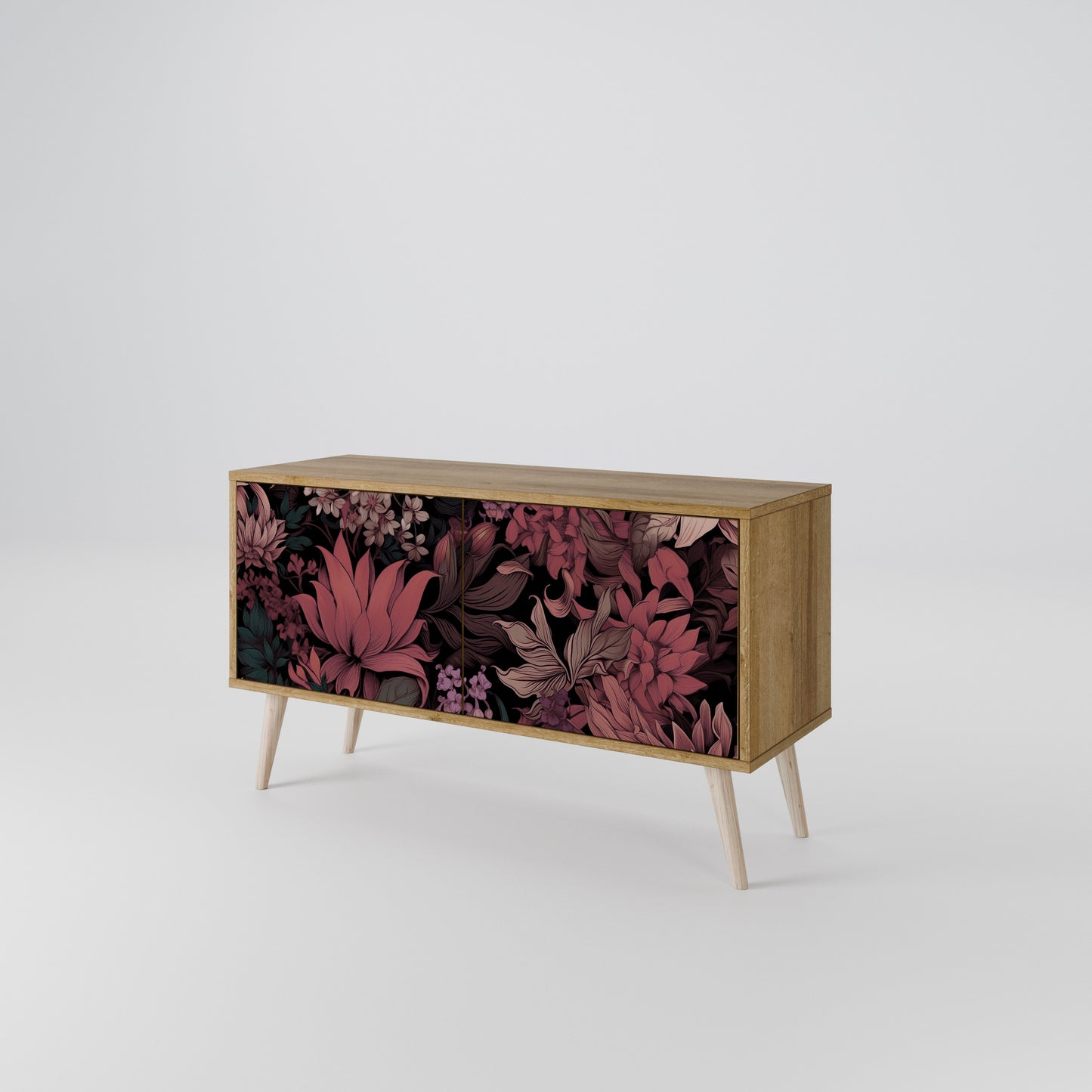 FLORAL WHISPER Mobile TV Compatto a 2 Ante
