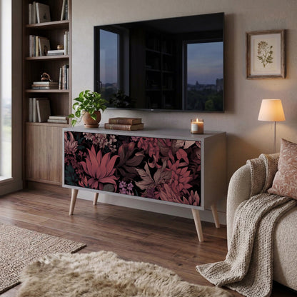 FLORAL WHISPER Mobile TV Compatto a 2 Ante