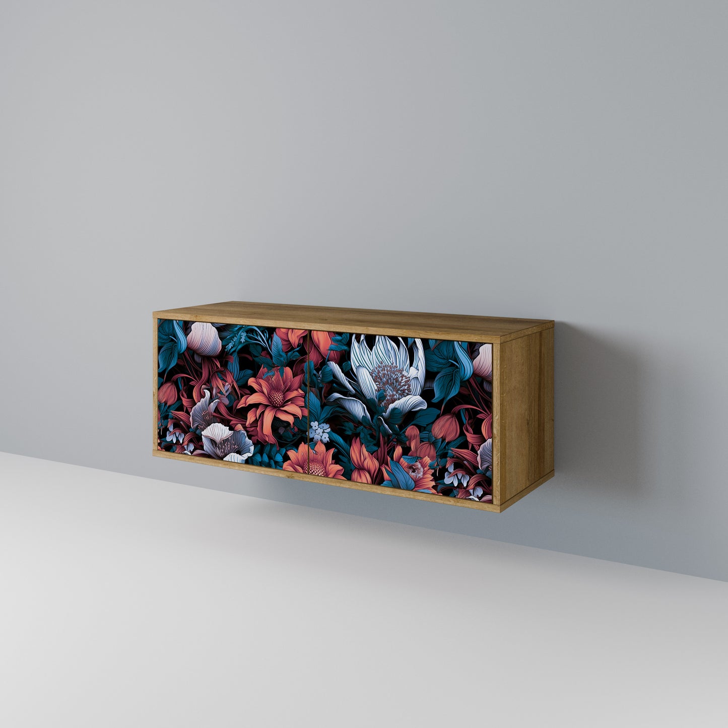 ETHEREAL BLOSSOMS Mobile TV Compatto a 2 Ante