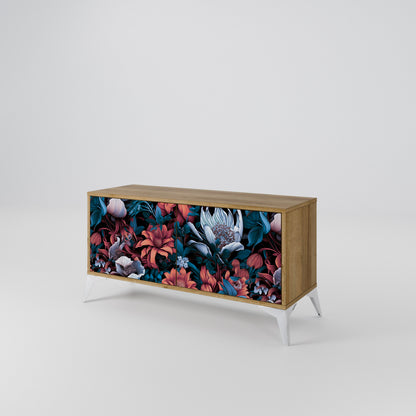 ETHEREAL BLOSSOMS Mobile TV Compatto a 2 Ante