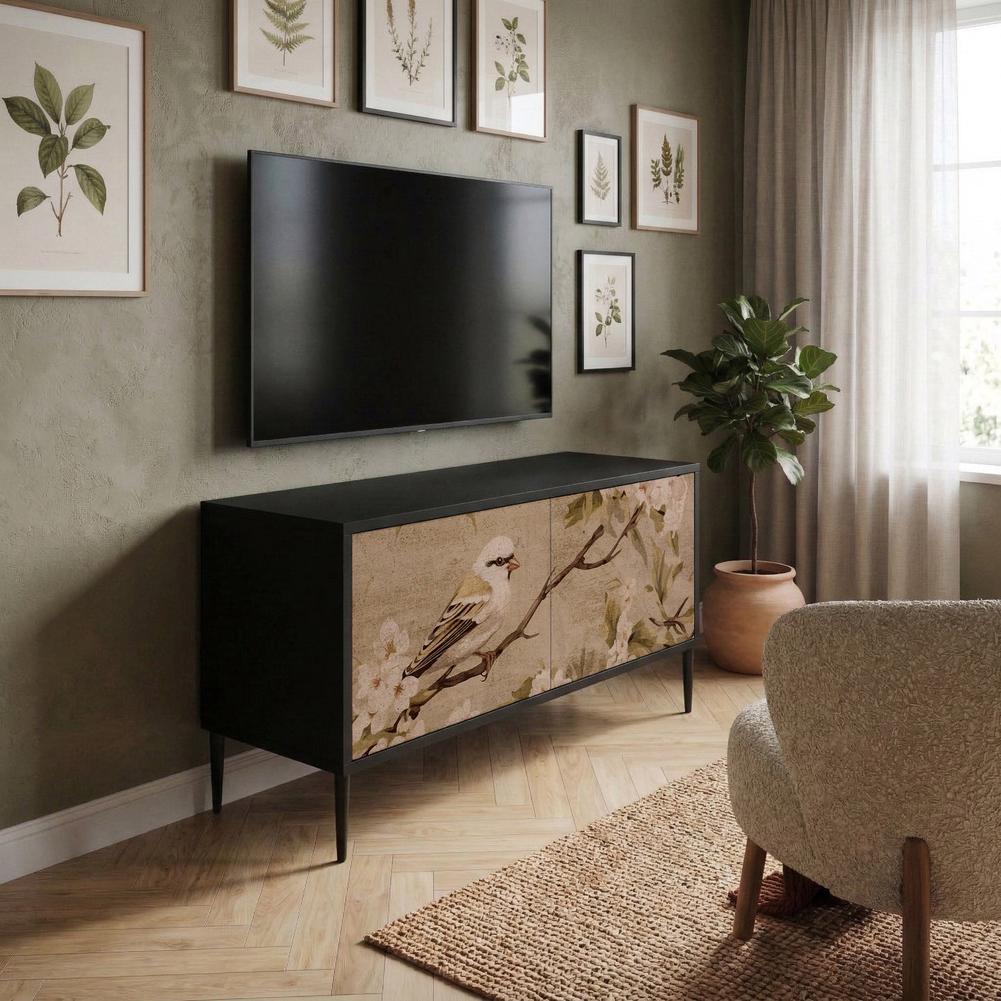 PETAL DISTINGUISH Mobile TV Compatto a 2 Ante