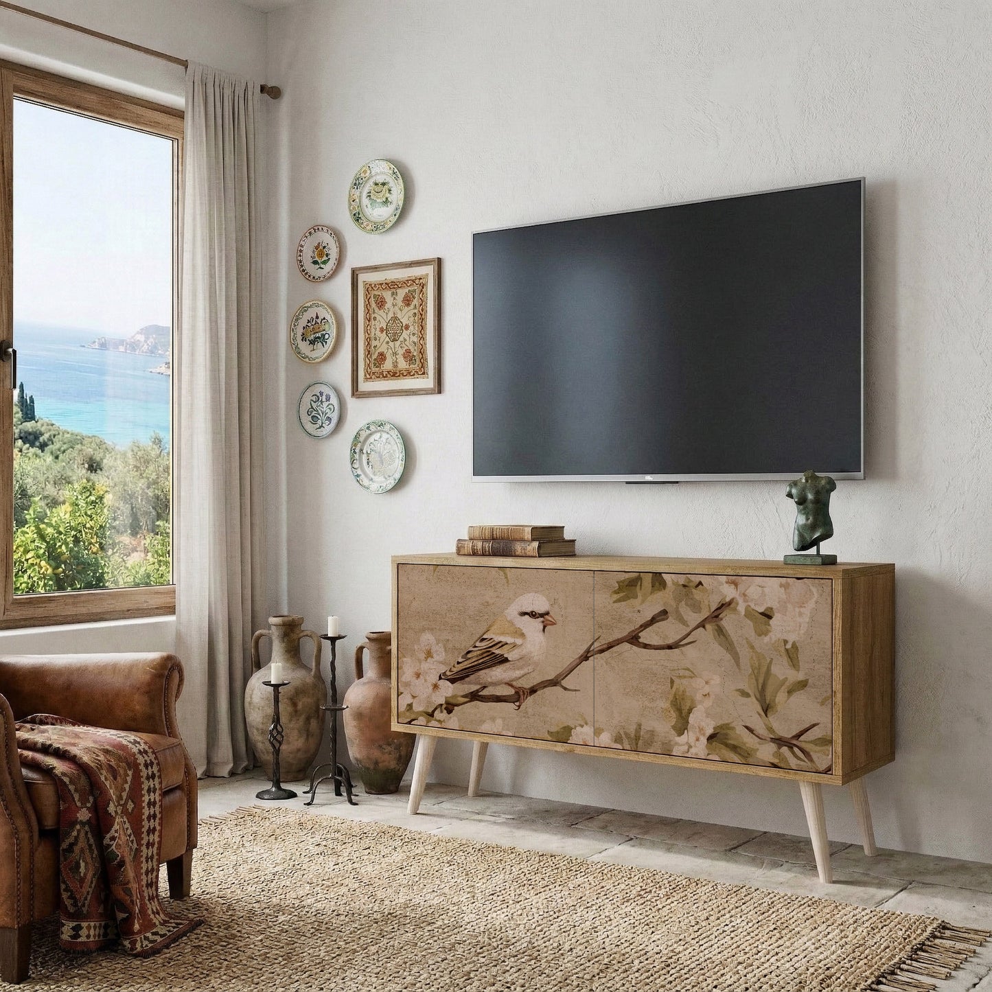 PETAL DISTINGUISH Mobile TV Compatto a 2 Ante