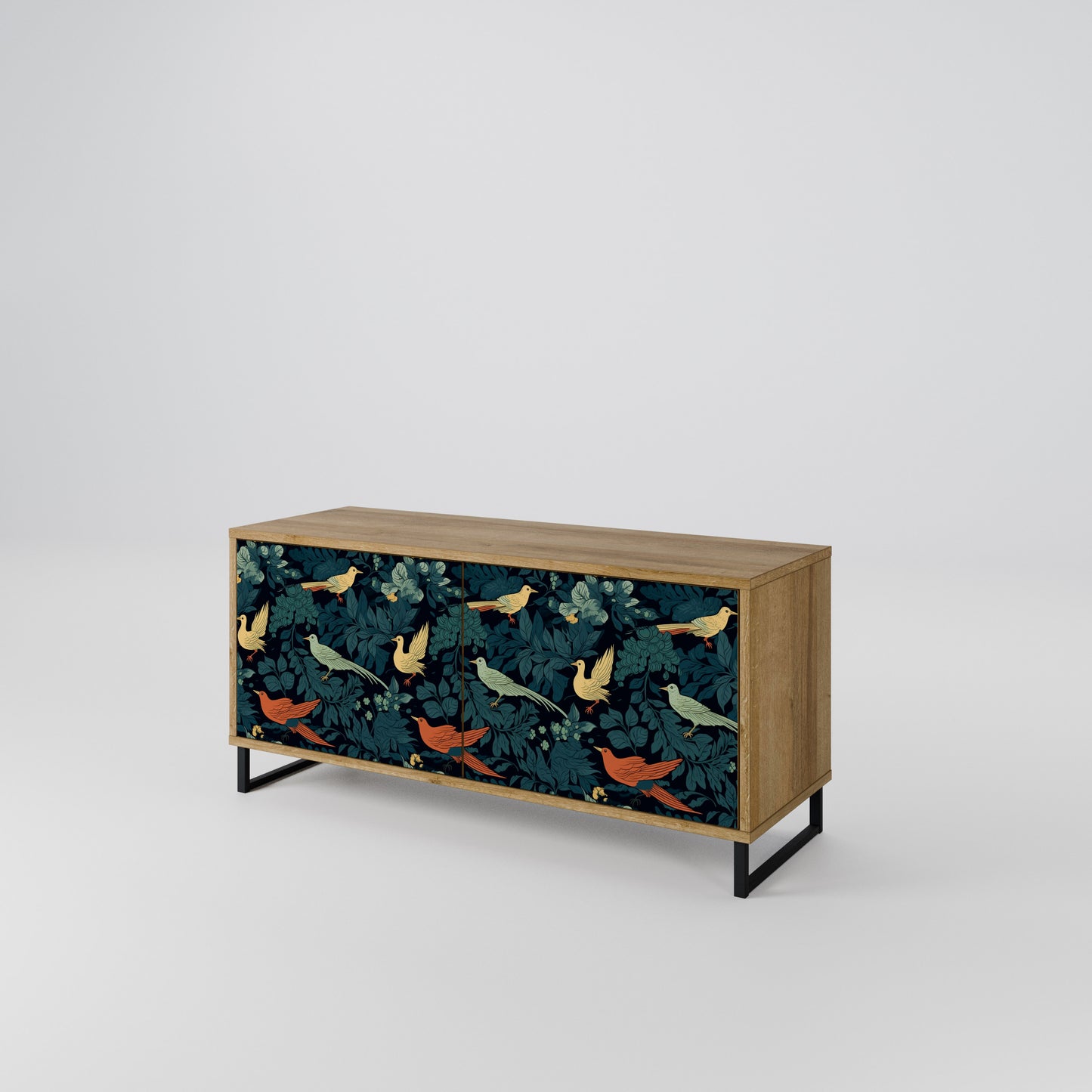 FOWL ORNAMENT Mobile TV Compatto a 2 Ante