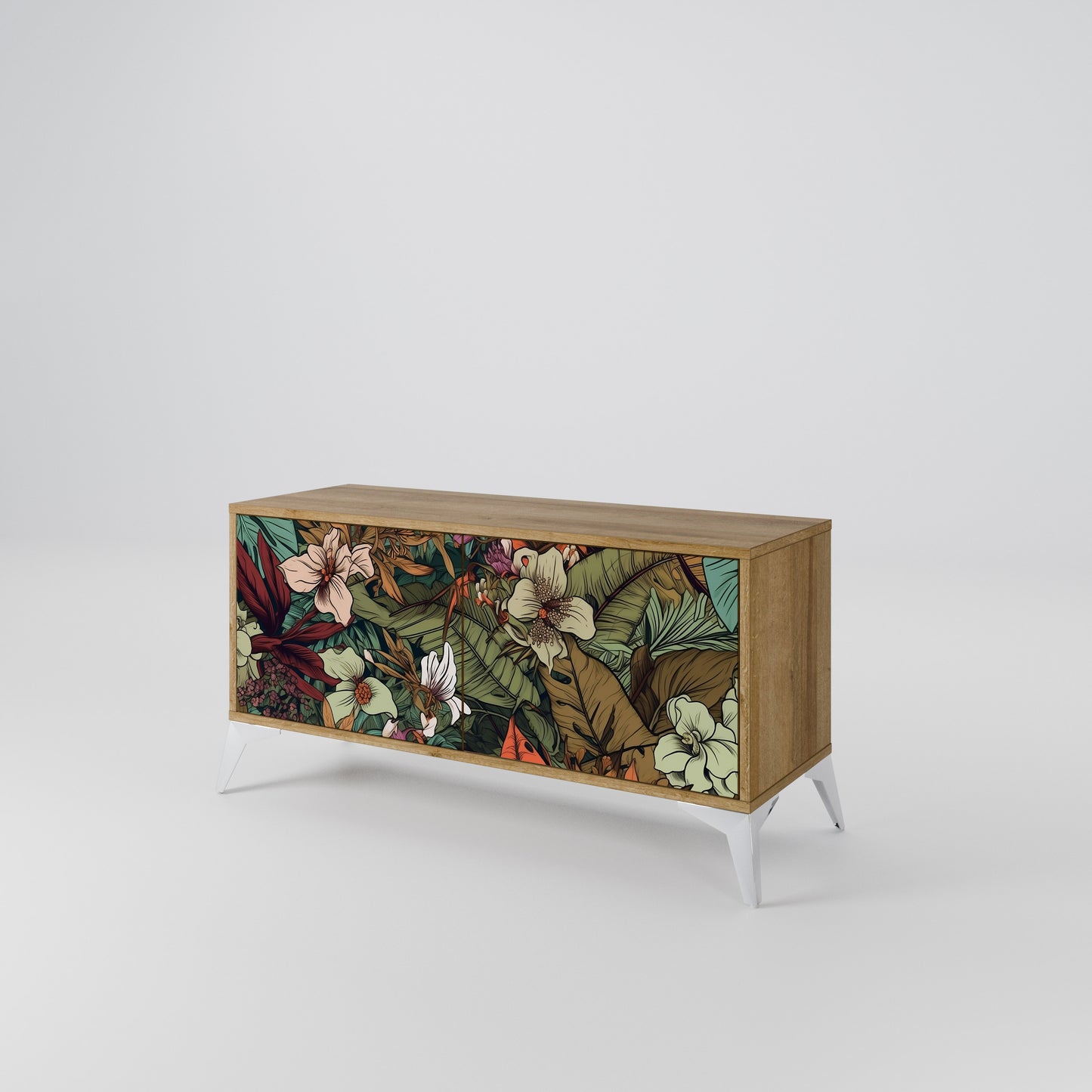 BOTANICAL EMERGENCE Mobile TV Compatto a 2 Ante