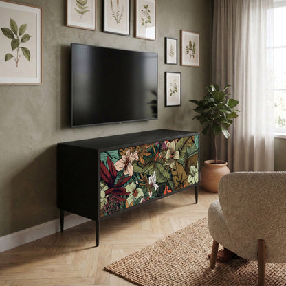 BOTANICAL EMERGENCE Mobile TV Compatto a 2 Ante