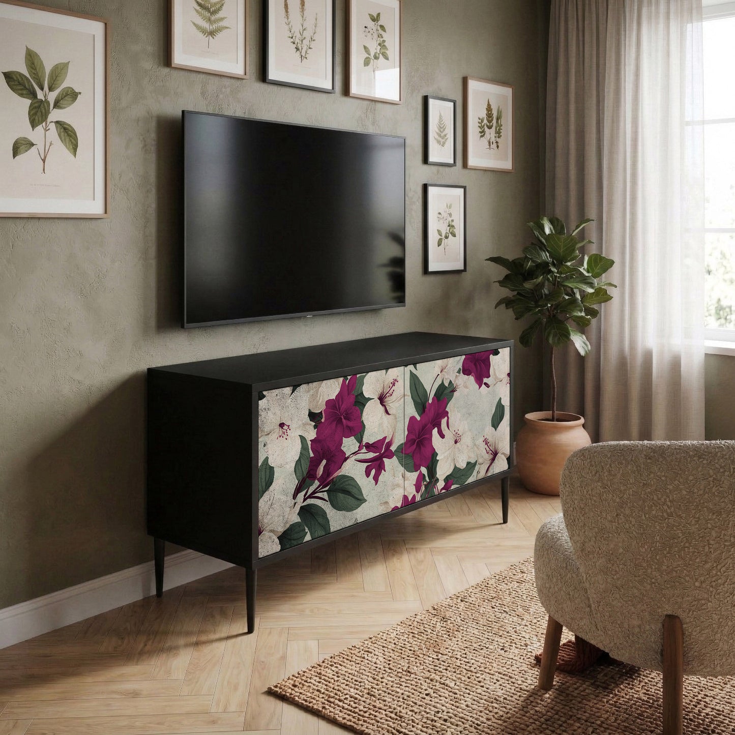FLOWERET DREAM Mobile TV Compatto a 2 Ante