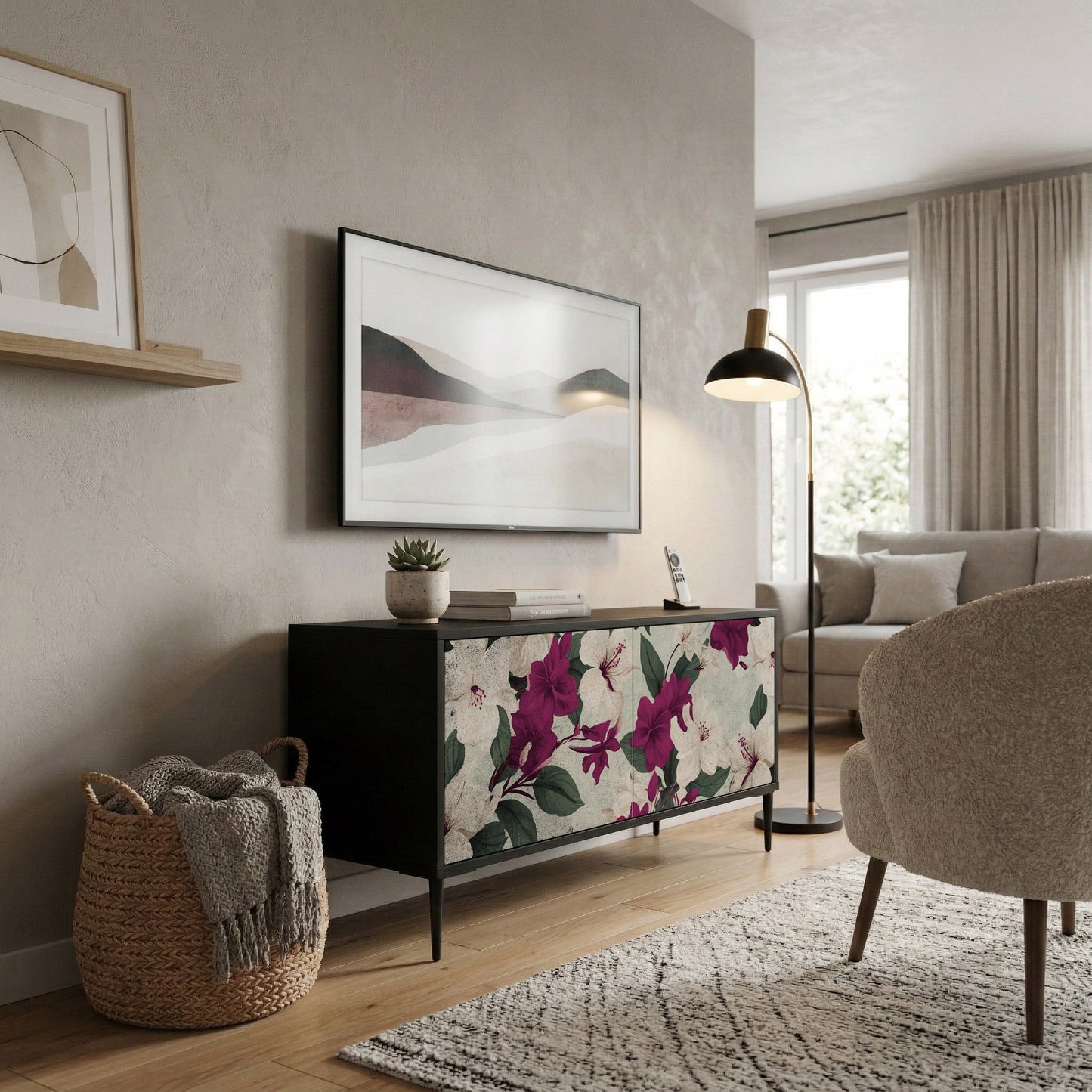 FLOWERET DREAM Mobile TV Compatto a 2 Ante