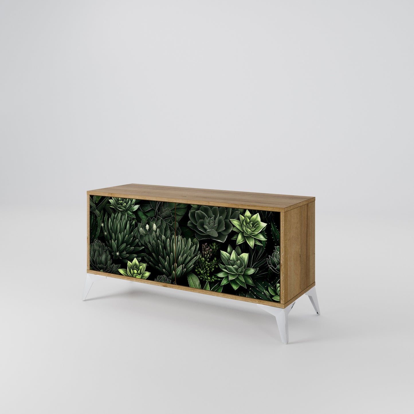 SUCCULENT JUNGLE Mobile TV Compatto a 2 Ante