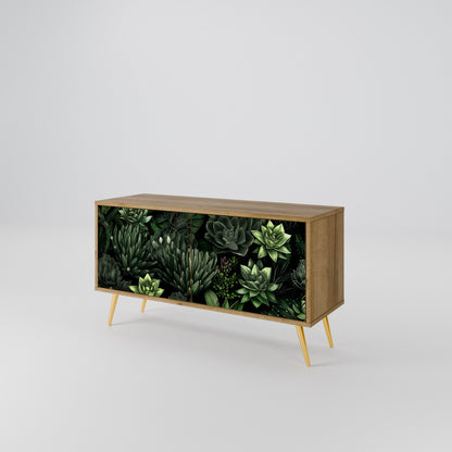 SUCCULENT JUNGLE Mobile TV Compatto a 2 Ante