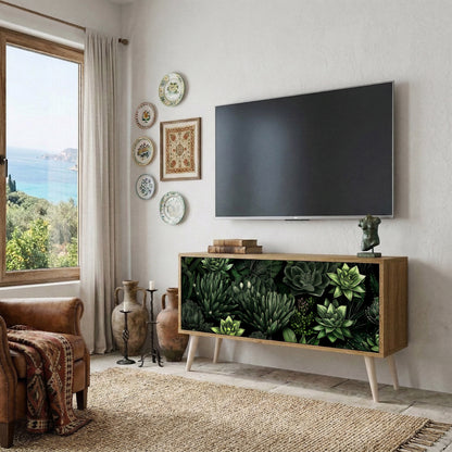 SUCCULENT JUNGLE Mobile TV Compatto a 2 Ante