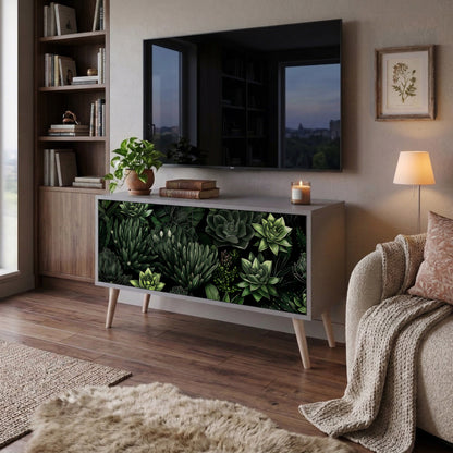 SUCCULENT JUNGLE Mobile TV Compatto a 2 Ante