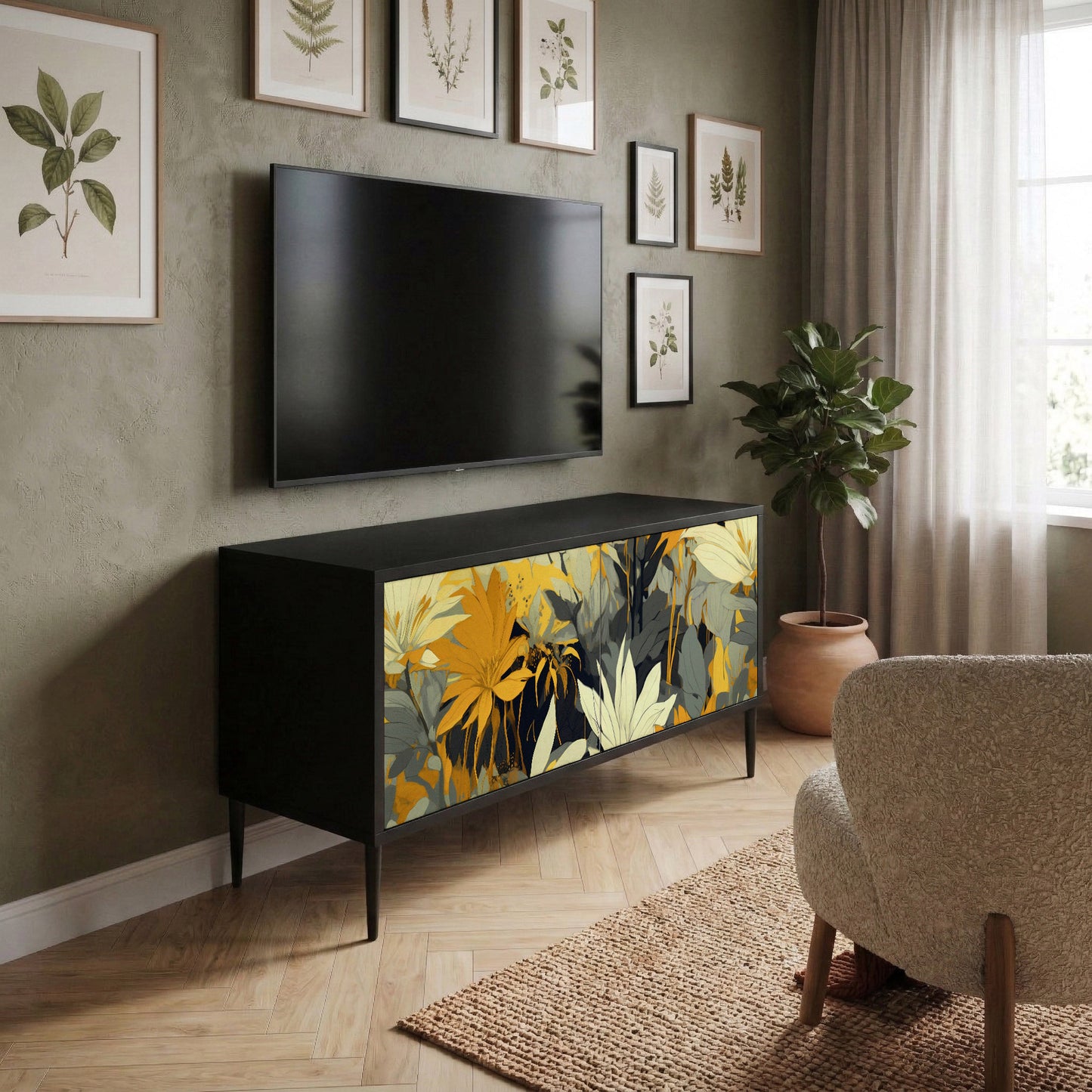 SUNKISSED LILY Mobile TV Compatto a 2 Ante