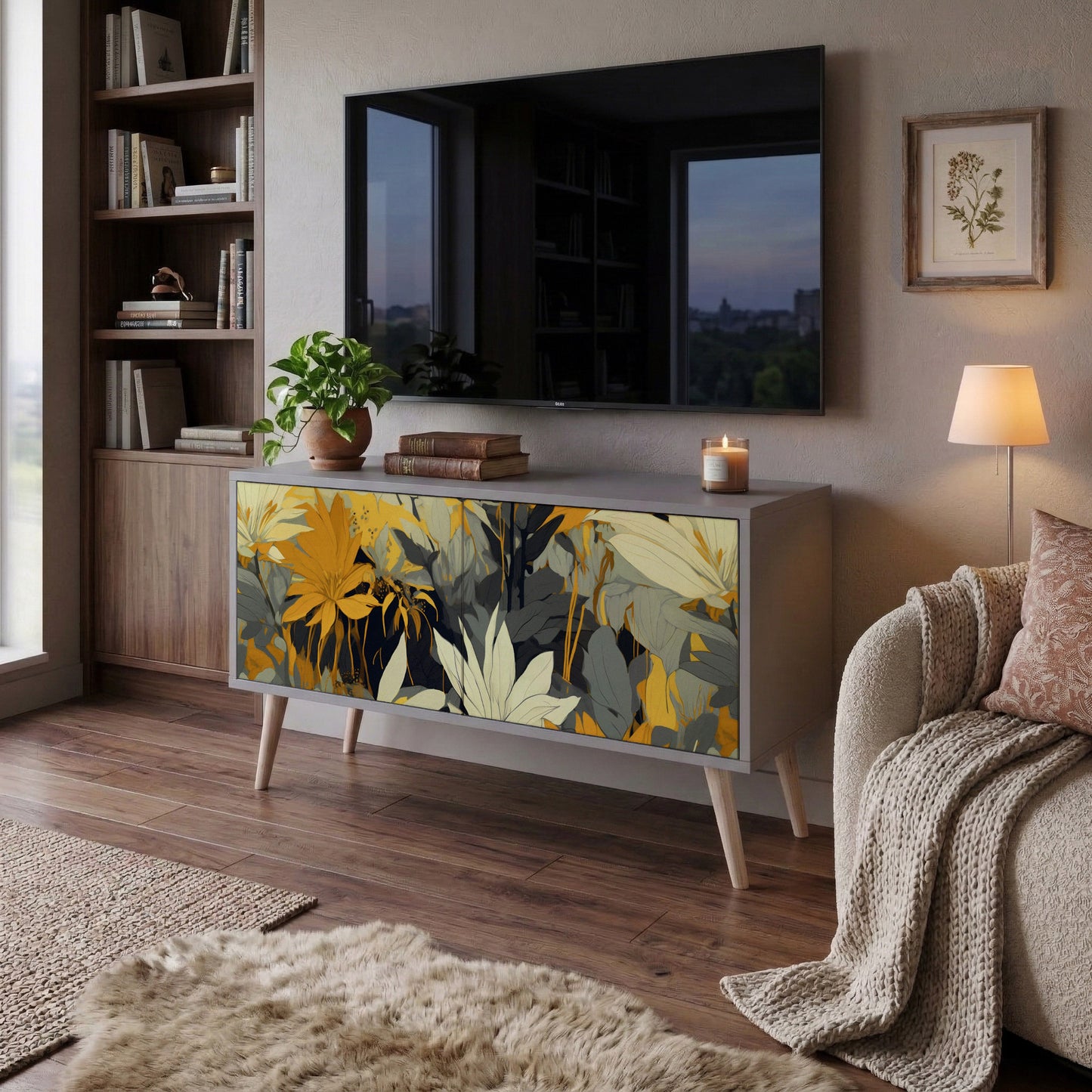 SUNKISSED LILY Mobile TV Compatto a 2 Ante