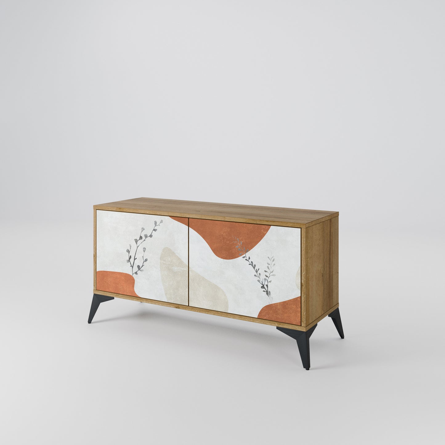 TRANQUIL TWIG Compact 2-Door TV Cabinet