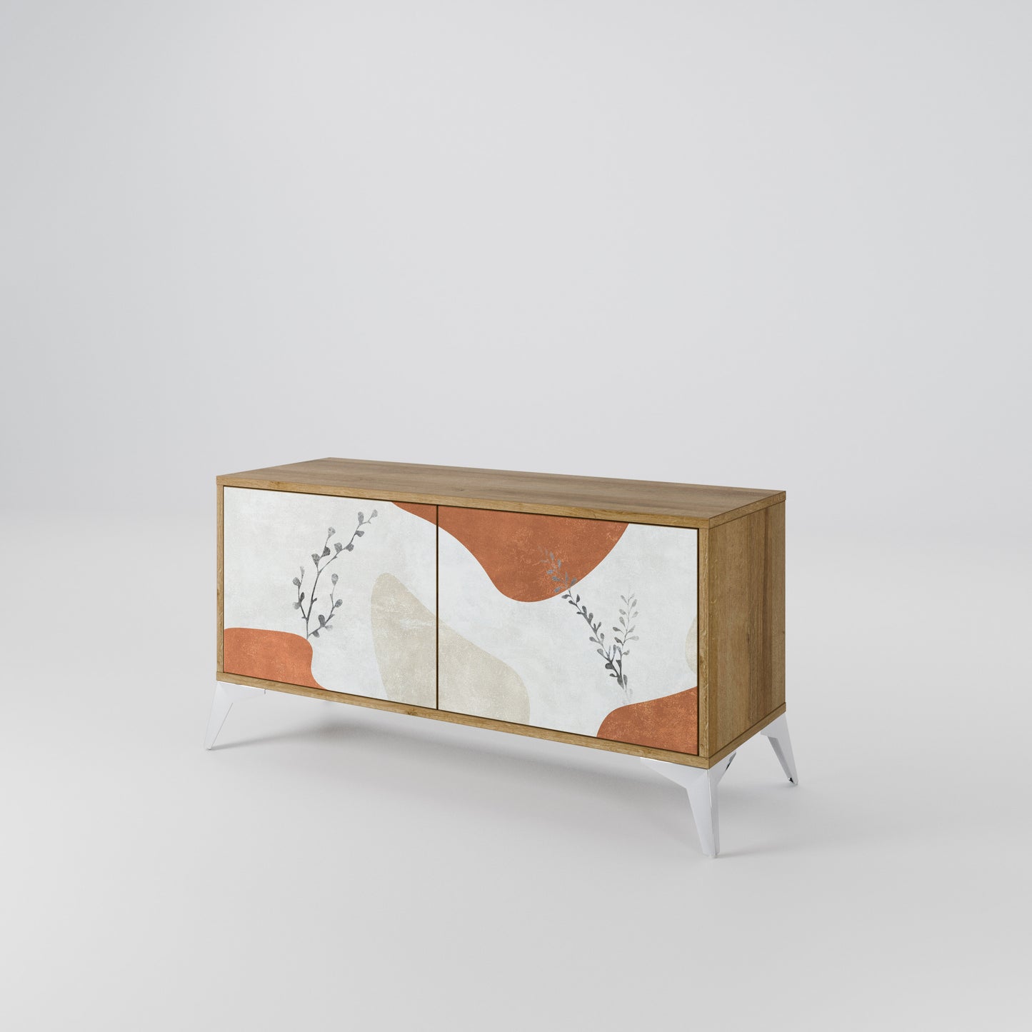 TRANQUIL TWIG Compact 2-Door TV Cabinet