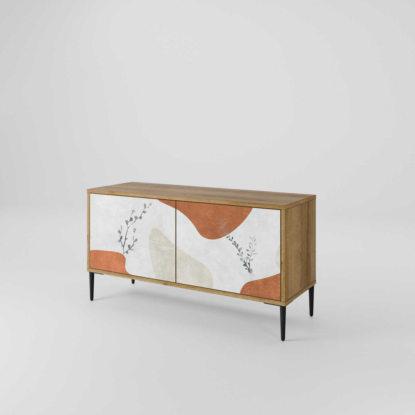 TRANQUIL TWIG Compact 2-Door TV Cabinet