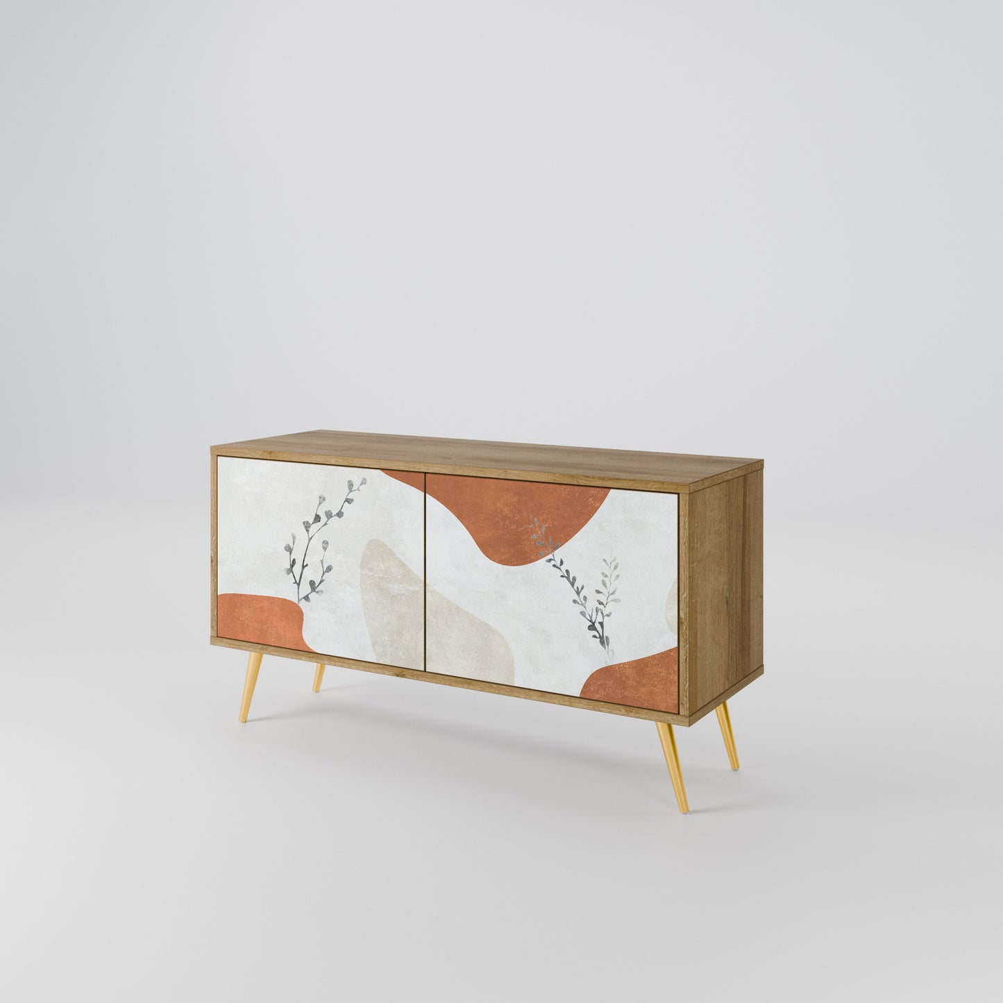 TRANQUIL TWIG Compact 2-Door TV Cabinet