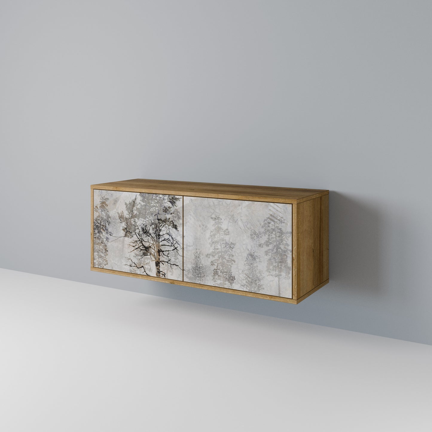 FADE IN THE TREES Mobile TV Compatto a 2 Ante