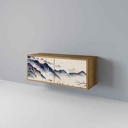 JAPANESE LANDSCAPE Mobile TV Compatto a 2 Ante