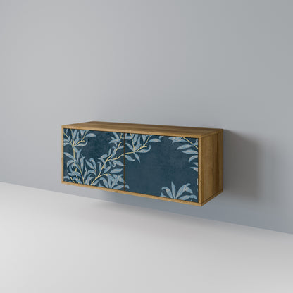 BLUE LEAVES Mobile TV Compatto a 2 Ante