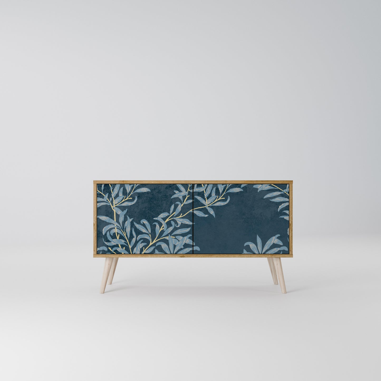 BLUE LEAVES Mobile TV Compatto a 2 Ante
