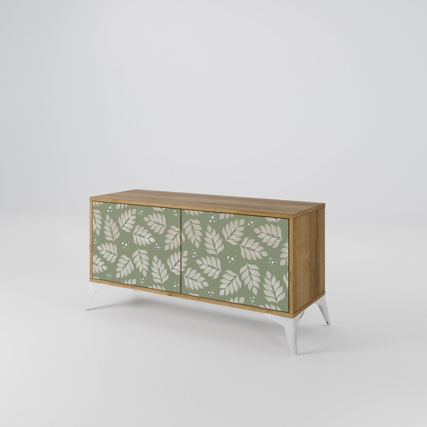 LEAVES ON GREEN Mobile TV Compatto a 2 Ante