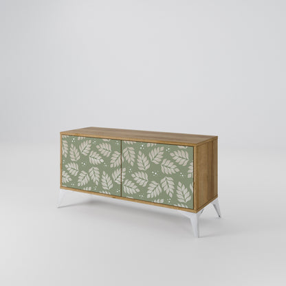 LEAVES ON GREEN Mobile TV Compatto a 2 Ante