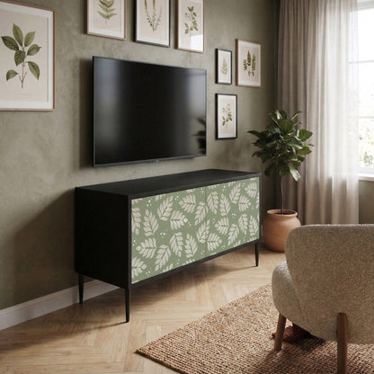 LEAVES ON GREEN Mobile TV Compatto a 2 Ante