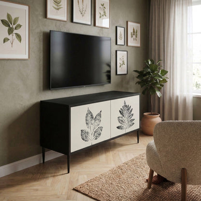 LEAFY STAMPS Mobile TV Compatto a 2 Ante