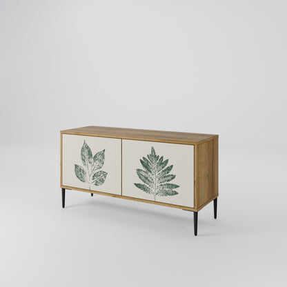 GREEN LEAFY STAMPS Mobile TV Compatto a 2 Ante