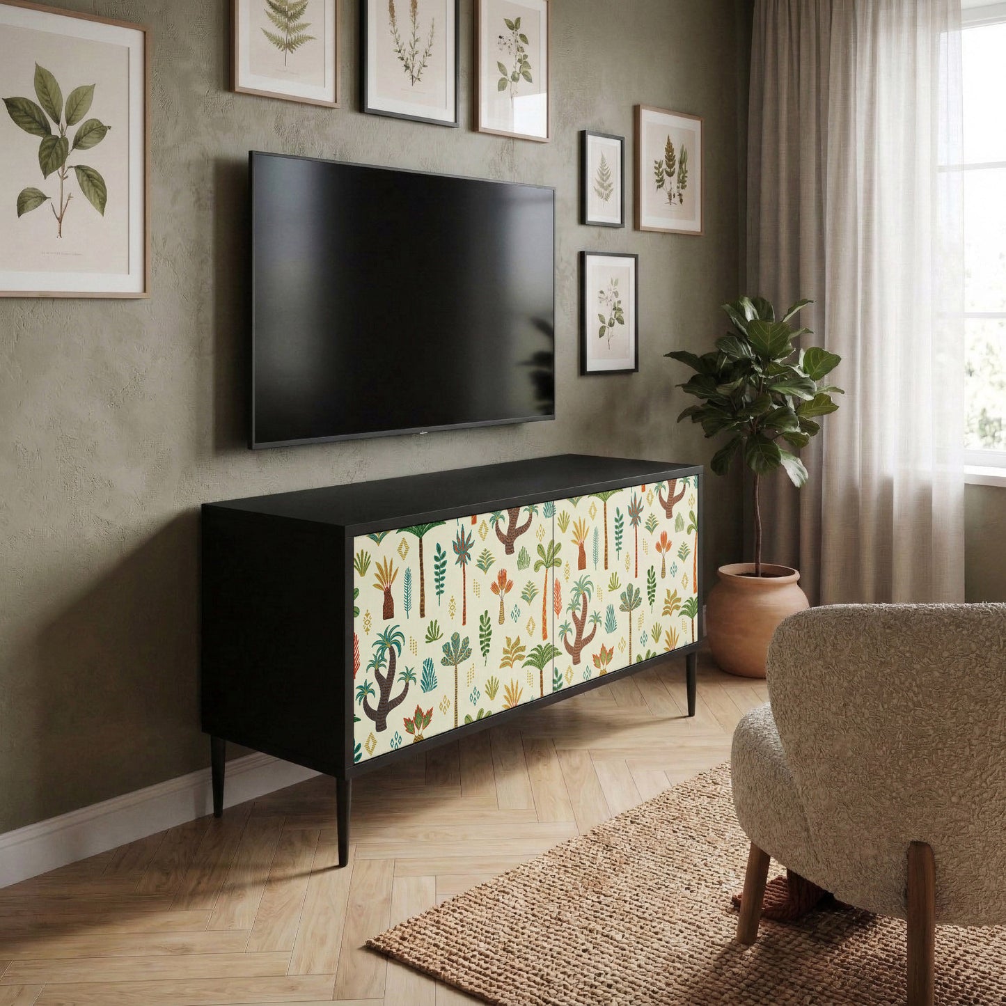 PALM SPRING Mobile TV Compatto a 2 Ante